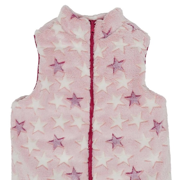 EUC Girl’s Size Large Epic Threads Reversible Puffer Vest Girl’s Aged 10-12 Yrs - Picture 12 of 12